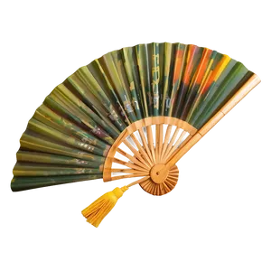 Bamboo Hand Fan PNG Hud32 PNG
