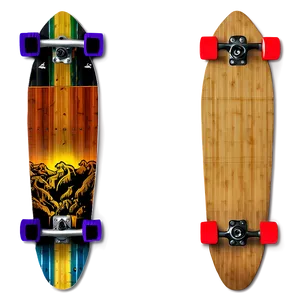 Bamboo Longboard Png Uaa83 PNG image