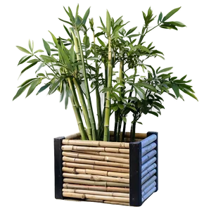 Bamboo Planter Box PNG 06282024
