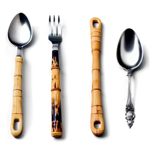 Bamboo Teaspoon PNG Jcs