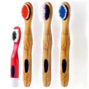 Bamboo Toothbrush Set PNG Toq89 PNG