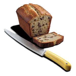 Banana Bread Slice Png 06132024 PNG image