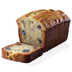 Banana Bread Slice PNG Ktq