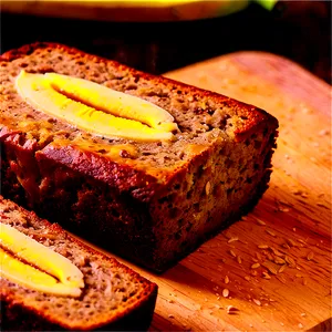 Banana Bread Slice PNG Tri7