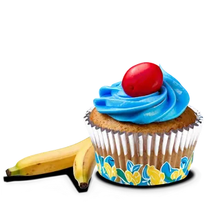 Banana Cupcakes PNG Xsp