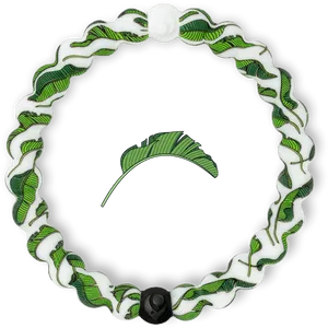 Banana Leaf Circle Frame