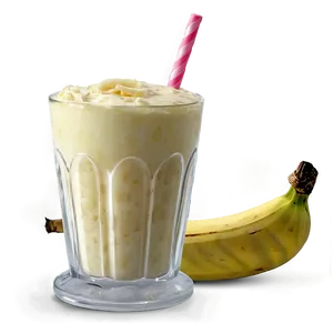 Banana Milkshake PNG 38