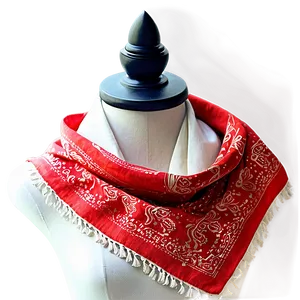 Bandana Red Scarf PNG Twa17