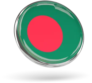 Bangladesh Flag Button Image PNG image