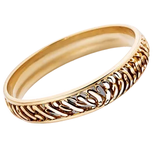 Bangle Style Gold Bracelet PNG Yxj89 PNG