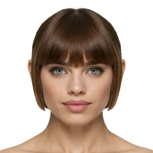 Bangs For Oval Face Png Vuu2 PNG image