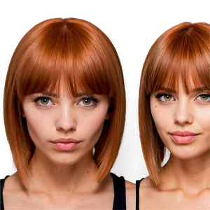 Bangs For Round Face Png Bmx50 PNG image