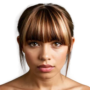 Bangs With Highlights Png 37 PNG image