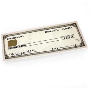 Bank Check Background PNG Ihj