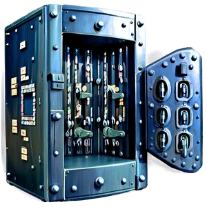 Bank Vault Code Lock PNG 06262024 PNG