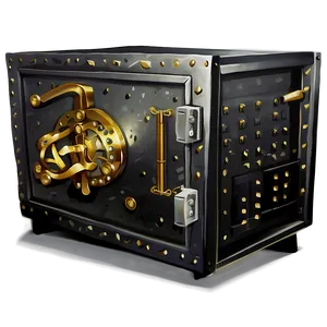 Bank Vault Drawing PNG 06262024