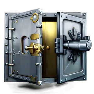 Bank Vault Entrance PNG 06262024