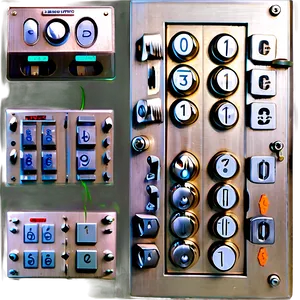 Bank Vault Keypad PNG 06262024
