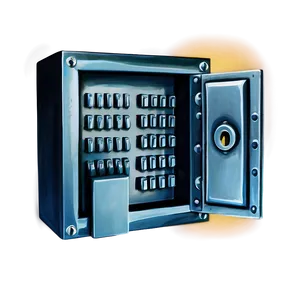 Bank Vault Keypad PNG 2