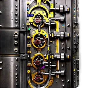 Bank Vault Wall PNG Dnl