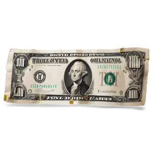 Banknote Dollar Bill Clipart Png 05252024 PNG image