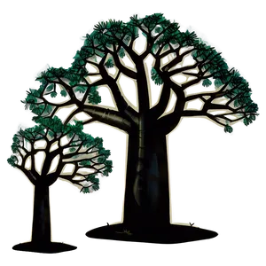 Baobab Tree Drawing PNG Ujl36 PNG