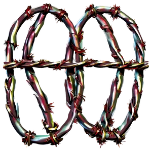 Barbed Wire Decoration Png 05252024 PNG image