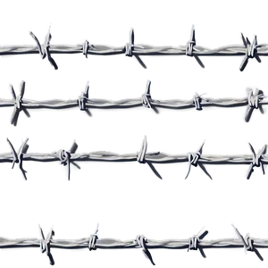 Barbed Wire Fence In Desert Png 06212024 PNG image