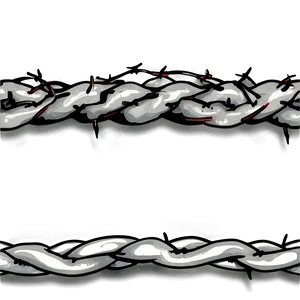 Barbed Wire Illustration Png 05252024 PNG image