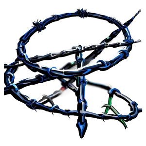 Barbed Wire Link Png 05252024 PNG image