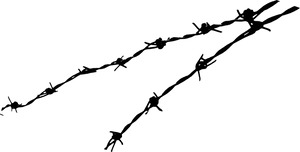 Barbed Wire Silhouette PNG