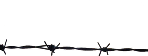 Barbed Wire Silhouette PNG