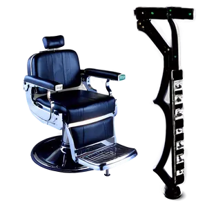 Barber Chair With Adjustable Height PNG Bnr56 PNG