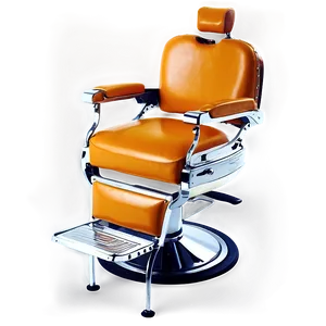 Barber Chair With Backrest PNG Dax