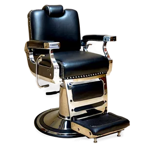 Barber Chair With Leather Finish PNG Eus91 PNG