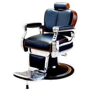 Barber Chair With Leather Finish PNG Pji79 PNG