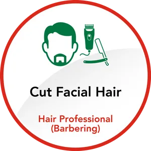 Barbering Facial Hair Trimming Icon PNG image