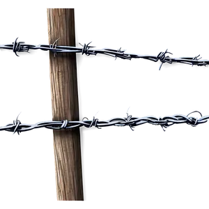 Barbwire Farm Fence PNG 48 PNG