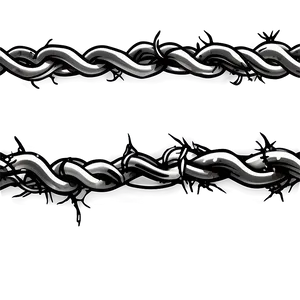 Barbwire Line Art Png 79 PNG image