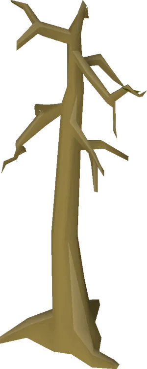 Bare Branches3 D Model PNG