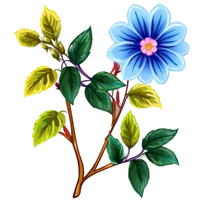 Bare Flower Illustration Png 95 PNG image