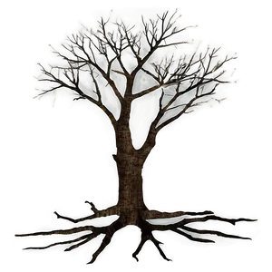 Bare Tree At Night PNG 06282024
