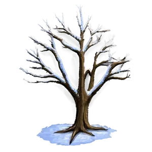 Bare Tree At Night PNG Ivm77