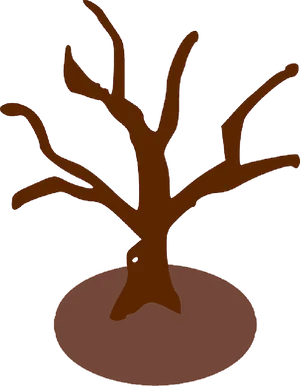 Bare Tree Branches Silhouette PNG image