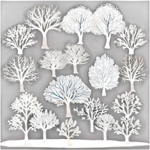 Bare Winter Trees In Field PNG Doc76 PNG