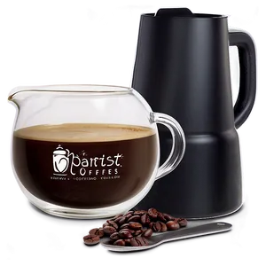Barista Coffee Pitcher PNG Sof PNG
