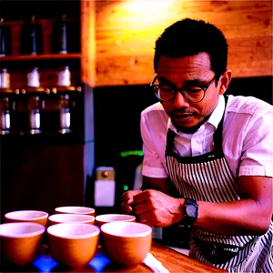 Barista Cupping Session PNG Gfh