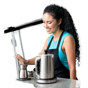 Barista Handcrafting Beverage PNG 7 PNG