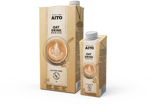 Barista Oat Drink Packaging PNG image