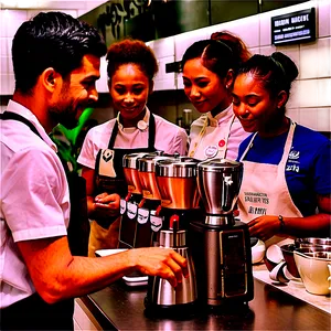 Barista Training Session PNG Oxi65